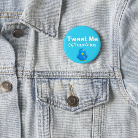 Twitter-Knopf: Tweete ich @YourAlias Button (Beispiel)
