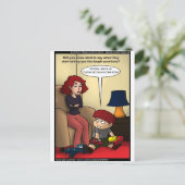Twitter Mamas Funny Cards Tasse und Geschenke Postkarte (Stehend Vorderseite)