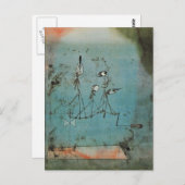 Twitter-Maschine Postkarte (Vorne/Hinten)