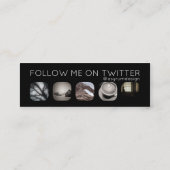 Twitter Mini Visitenkarte (Rückseite)