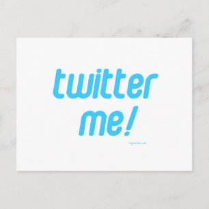 Twitter mir postkarte
