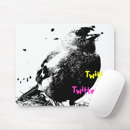 Twitter! Mousepad (Mit Mouse)