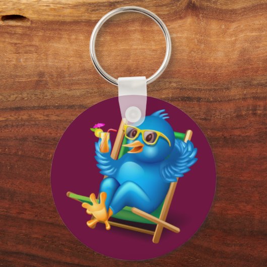 Twitter Relax Schlüsselanhänger (Vorderseite)