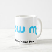 Twitter-Schale Kaffeetasse (VorderseiteRechts)