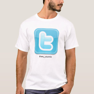 twitter, @seu_usuario T-Shirt