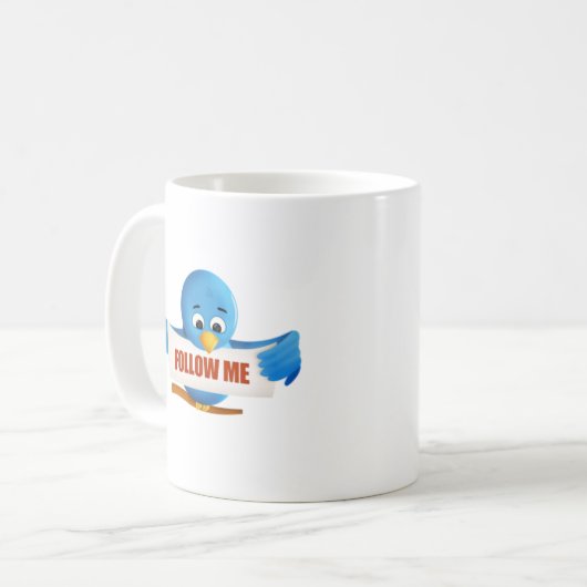 Twitter-Tasse Kaffeetasse (Vorderseite Links)