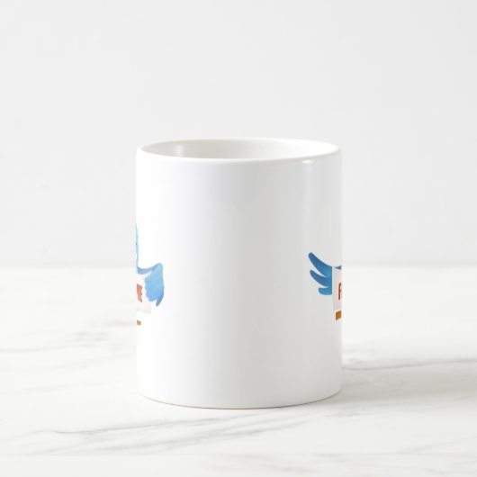 Twitter-Tasse Kaffeetasse (Mittel)