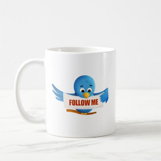 Twitter-Tasse Kaffeetasse (Links)