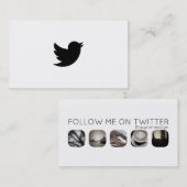 Twitter Telefonnummerkarte (Vorne/Hinten)