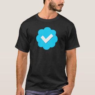 Twitter überprüftes Abzeichen T-Shirt