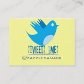Twitter-Visitenkarte Visitenkarte (Rückseite)