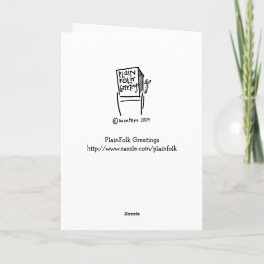 Twitter-Vogel-Geburtstag Karte (Rückseite)