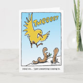 Twitter-Vogel-Geburtstag Karte (Vorderseite)