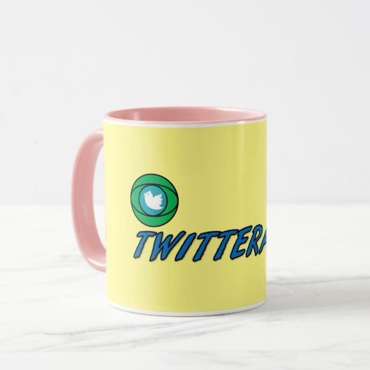 TWITTERAZZA-Tasse Tasse (Vorderseite Links)