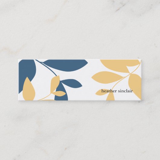 Twitterkarte Mini Visitenkarte (Vorderseite)