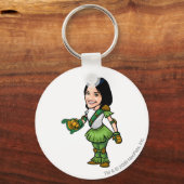 Twitterpate Mystery Island Staff Player Schlüsselanhänger (Vorderseite)