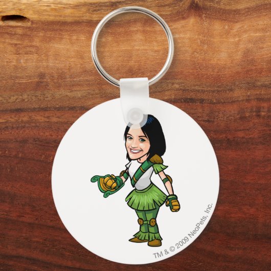 Twitterpate Mystery Island Staff Player Schlüsselanhänger (Vorderseite)