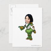 Twitterpete Mystery Island Staff Player Postkarte (Vorne/Hinten)