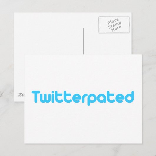 twitterpiert postkarte (Vorne/Hinten)