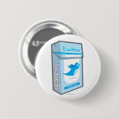 Twittersüchtiger Button (Vorne & Hinten)