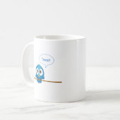 Twittervogel Kaffeetasse (Vorderseite Links)