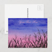 Twlight Cornfield Postkarte (Vorne/Hinten)