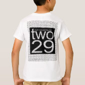 two29 Schaltjahr scherzt T - Shirt (Rückseite)