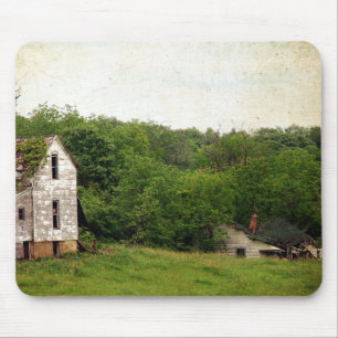 Two Abandoned Rural Missouri Houses Mousepad