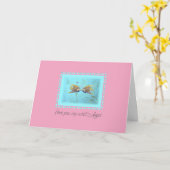 TWO Angelfish Sweet Angel Valentine Card Karte (Gelbe Blume)