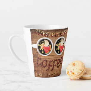 Two Angels and Two Coffee, Please Latte Mug Milchtasse