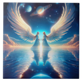 Two Angels Fliese