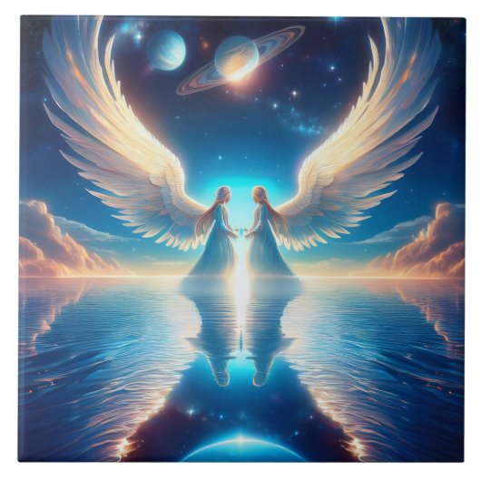 Two Angels Fliese (Vorderseite)