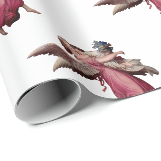 Two Angels in Flight Geschenkpapier (Rolleneckpunkt)
