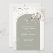 Two Are Better Than One Christian Wedding  Einladung (Vorderseite)