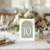 Two Are Better Than One Christian Wedding  Tischnummer