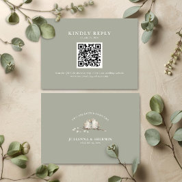 Two Are Better Than One RSVP Card Begleitkarte