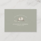 Two Are Better Than One RSVP Card Begleitkarte (Rückseite)