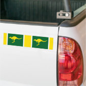 TWO Aussie Colors Kangaroo Autoaufkleber (Auf Lkw)