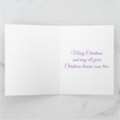 Two Baby Deer Best Friends Weihnachten Karte (Innenseite)