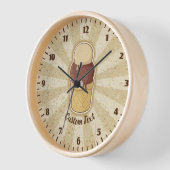 Two Balls Ice Cream Cup Large Clock Uhr (Winkel)