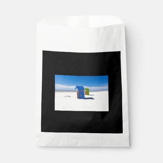 Two beach chairs at the North Sea Geschenktütchen (Vorderseite)