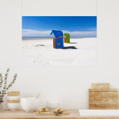 Two beach chairs at the North Sea Poster (Küche)