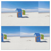 Two beach chairs at the North Sea Stoff (Nahaufnahme)
