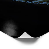 Two bears in the forest dark 2 poster (Ecke)