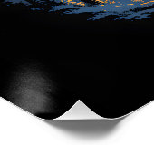 Two bears in the forest dark 3 poster (Ecke)