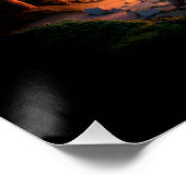 Two bears in the forest dark 5 poster (Ecke)