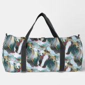 Two Bears in Winter Wildlife Abstract Art Duffle Bag (Vorderseite)