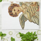 Two Beautful Angels Geschirrtuch (Gefaltet)