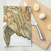 Two Beautful Angels Geschirrtuch (Viertel Falte)