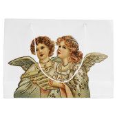 Two Beautful Angels Große Geschenktüte (Rückseite)